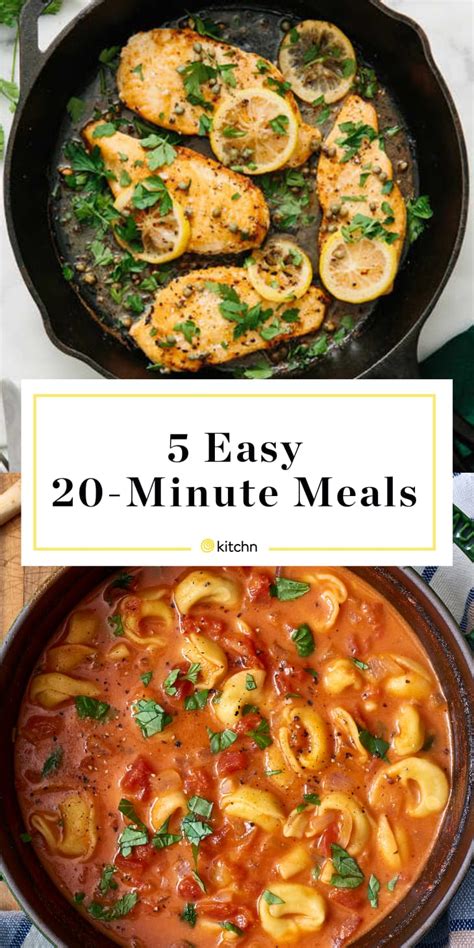 20 Minute Meal.